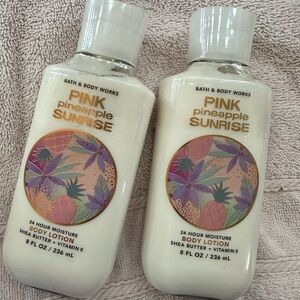 Bath & Body Works Pink Pineapple Sunrise Lotion Duo (2)